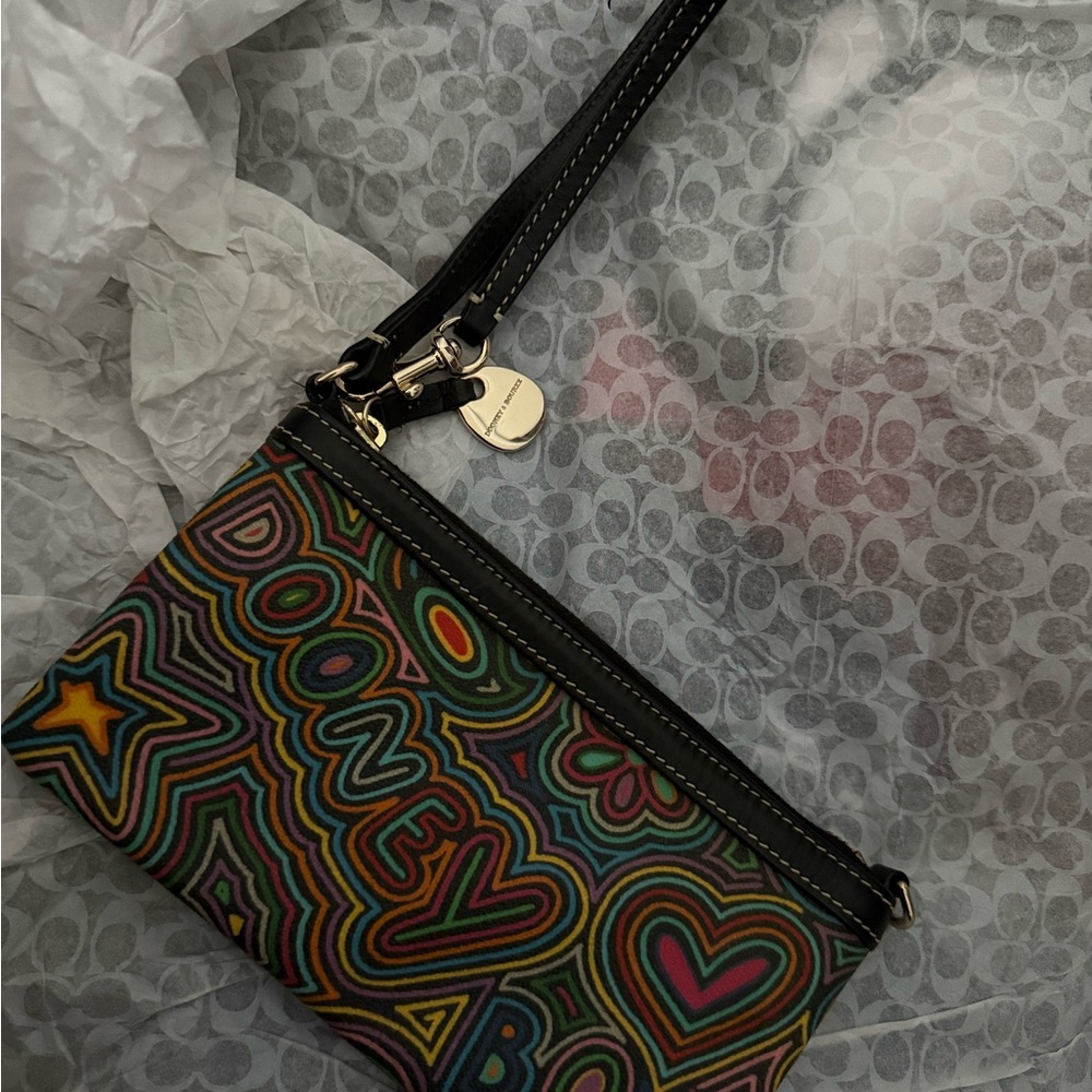 Dooney & Bourke Colorful Patterned Wristlet